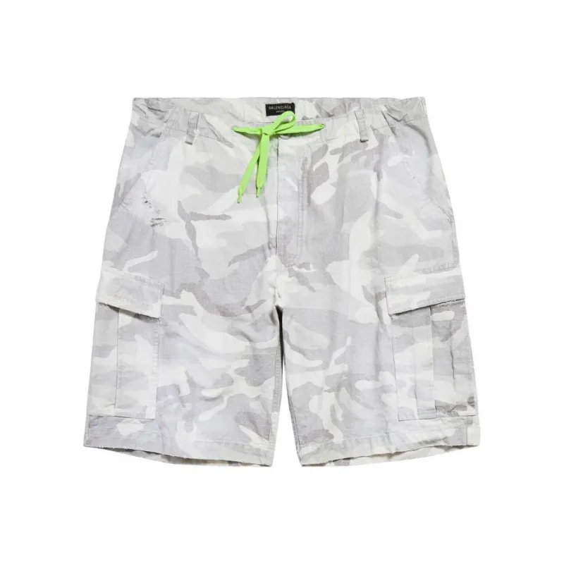 Balenciaga Cargo Shorts Regular Fit Men's Gray-0