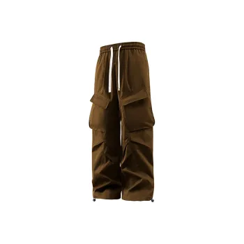 MIIOW Casual Pants Unisex Shadow Coffee
