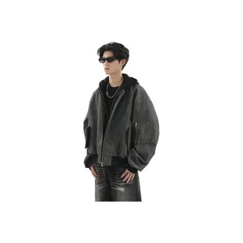 Pirkadat Jackets & Coats Unisex Black Gray