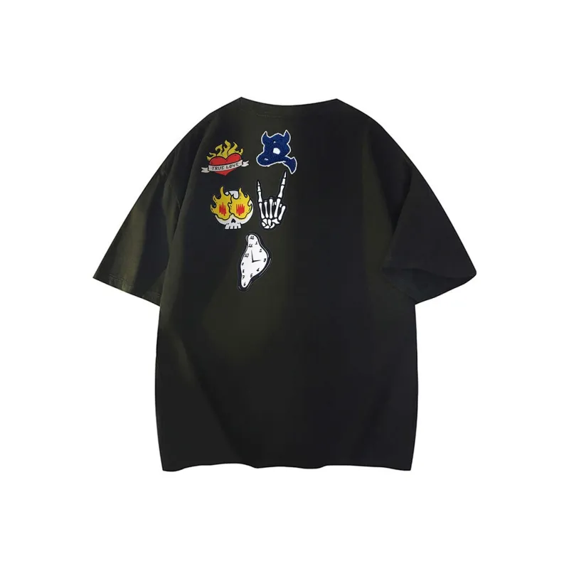 PAINT STAIN T Shirts Unisex-3