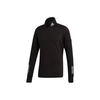 Adidas Free Shipping With AdiClub Own The Run 1/2 Zip Warm Sweatshirt