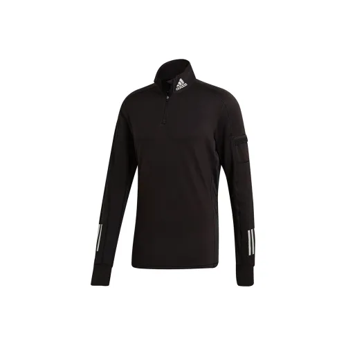 Adidas Free Shipping With AdiClub Own The Run 1/2 Zip Warm Sweatshirt