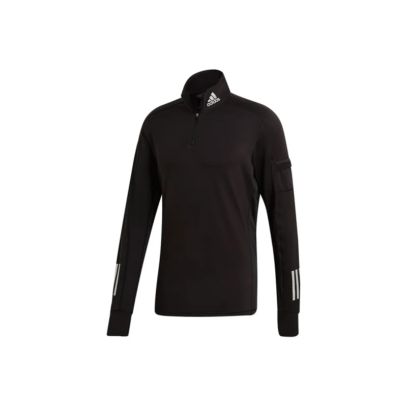 Adidas Free Shipping With AdiClub Own The Run 1/2 Zip Warm Sweatshirt-0