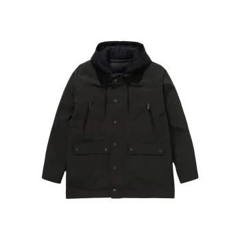LACOSTE Puffer Jacket Men's Olive Green