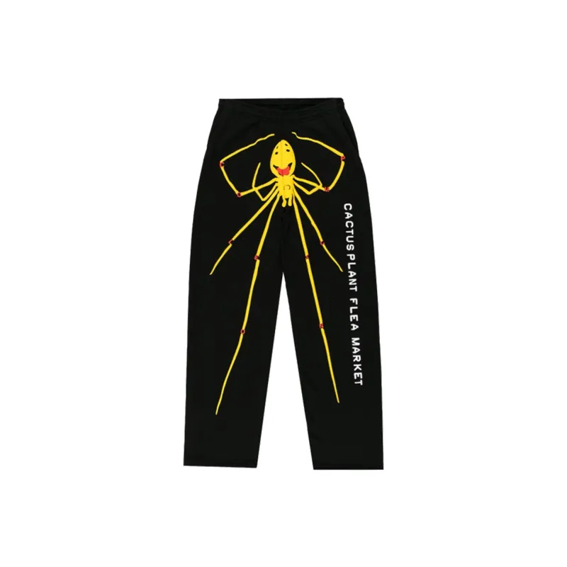 Cactus Plant Flea Market X ComplexCon Smiley Spider Wide Leg Sweatpants-0