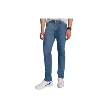 Tommy Hilfiger Straight Fit Twill Chino Pants & Shorts Refresh Blue Casual Pants Men's Dark Blue