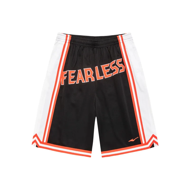 Erke Fitted Shorts Men's Jet Black-0