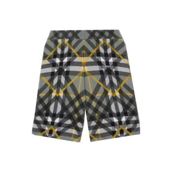 Burberry Check Knit Shorts