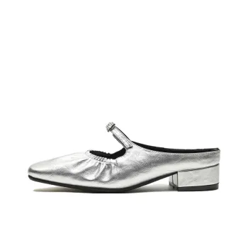 City Camel Rubber Sole Slip Resistant Closed Toe Slippers Women's