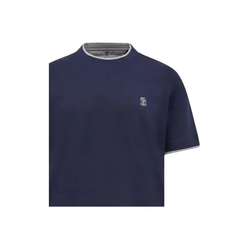 Brunello Cucinelli Layered Effect Crewneck T Shirt-2
