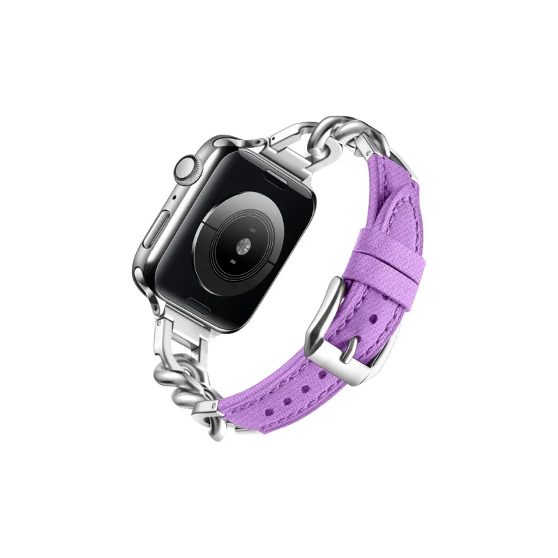 ZHENGGUANG Watch Band Apple Compatibility Artificial Leather Material-25
