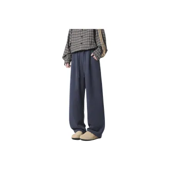 A28T Casual Pants Unisex Navy Blue