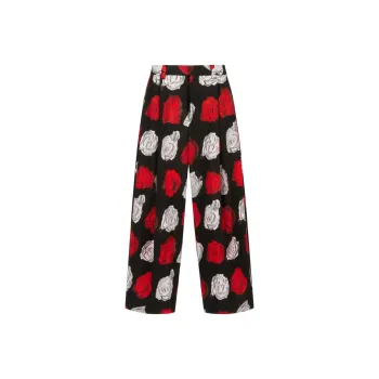 MARNI Rose print Trousers