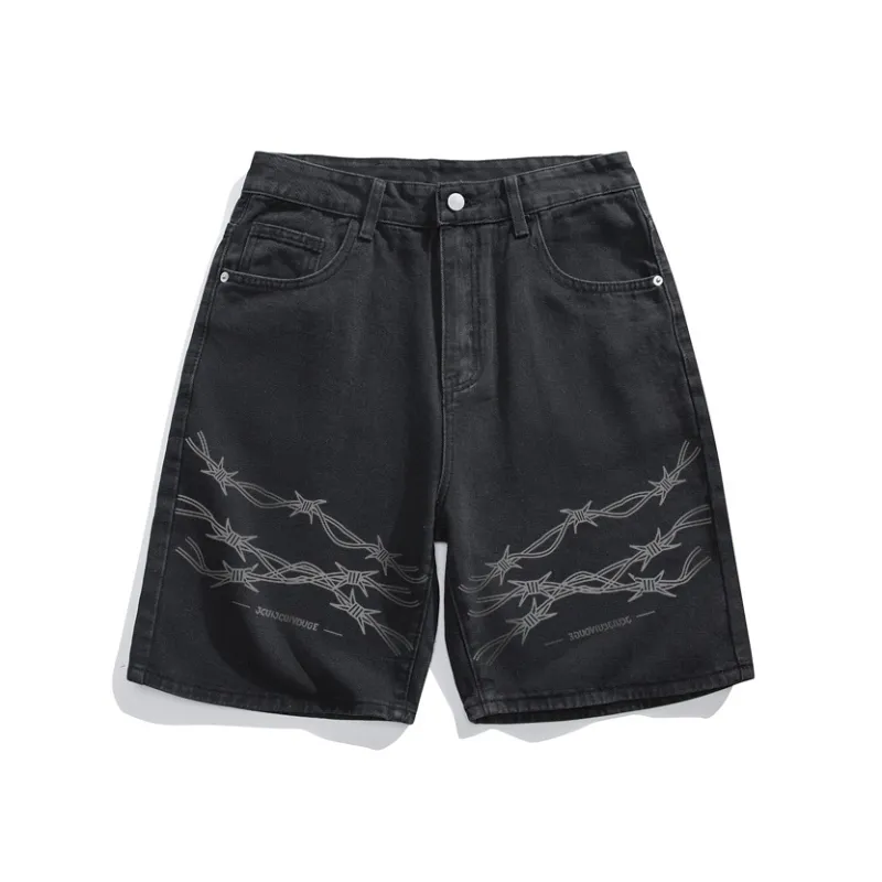 JCUI Denim Shorts Unisex-14