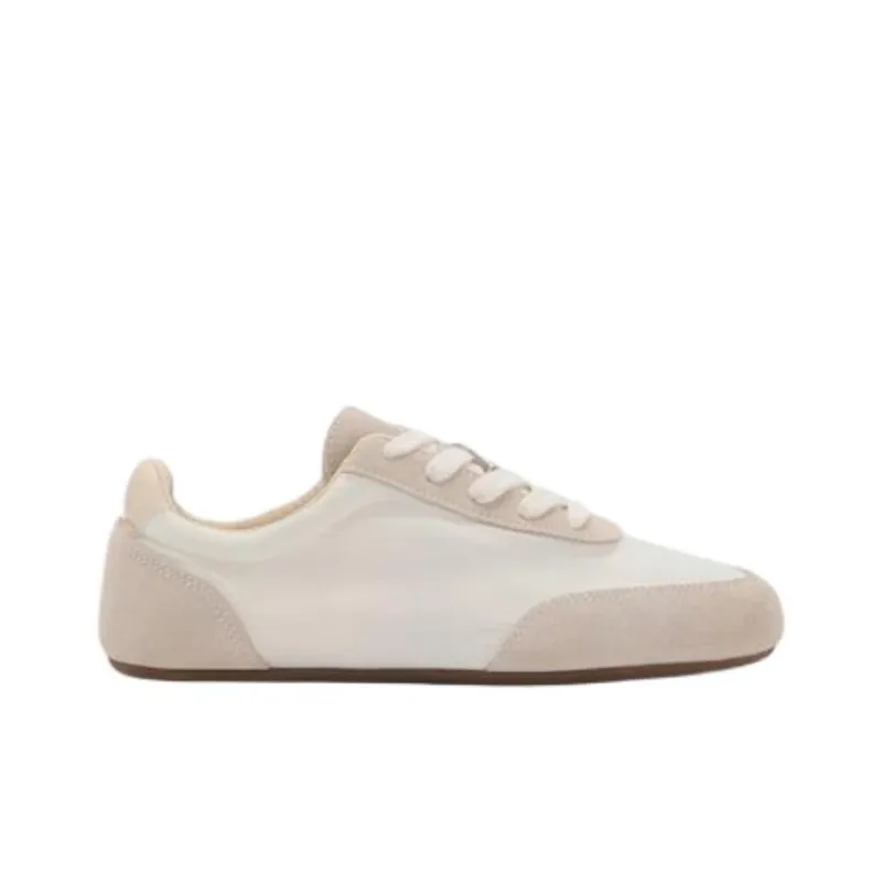 MANGO Low Top Casual Shoes Women's White-1