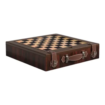 Gollum Kids' 12 in 1 Wooden Board Game, Chinese Chess, Five In A Row, And Checkers Board Games