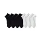 [7 Pack/Mesh Breathable]Say Goodbye to Foot Odor-4 Black Pairs+3 White Pairs