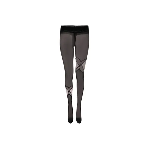 ANXING Stockings Women's 1 Pack Black