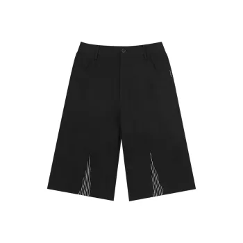 RUNNINWHEEL SS22 Loose Fit Shorts Unisex Black