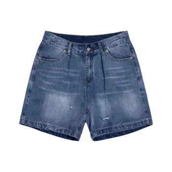 FLOAT Denim Shorts Unisex Denim Blue
