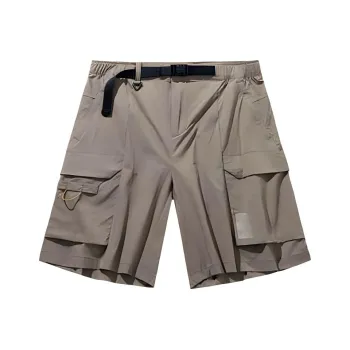 Anta x National Geographic Outdoor Collection Cargo Shorts Men's Earth Brown