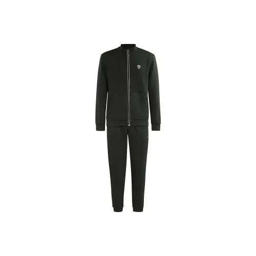 EMPORIO ARMANI EA7 Casual Sports Suit Men's Green