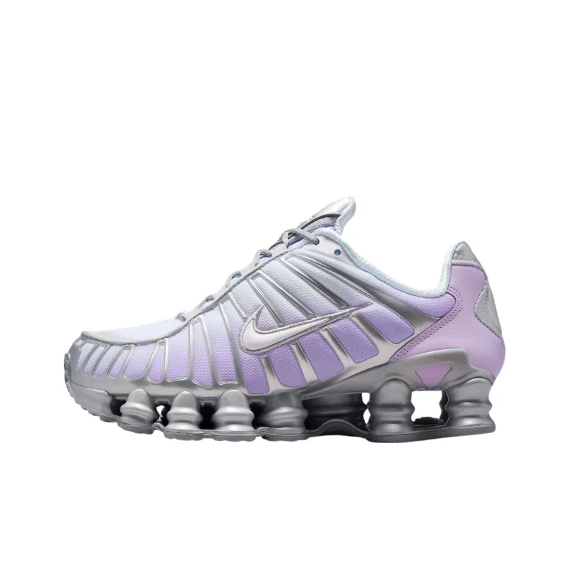 Nike Shox TL Series Anti Slip Wear Resistant Low Top Running Shoes Women's Purple-0