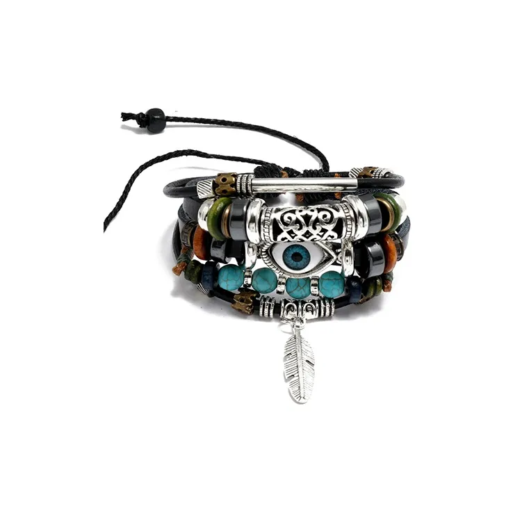 LuluCanaan Fabric Bracelets Unisex-3
