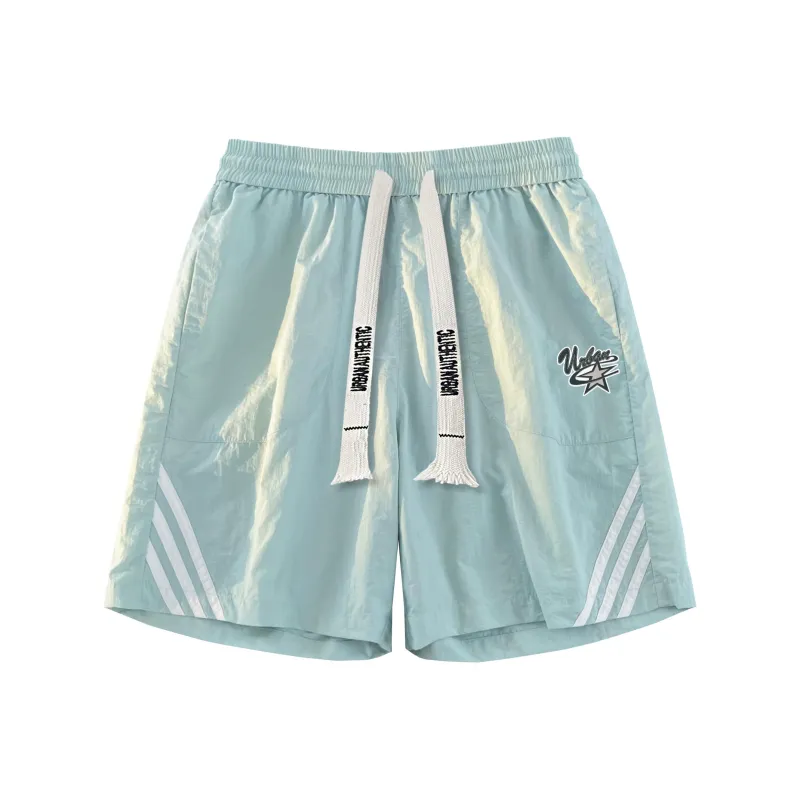 URBAN AUTHENTIC Casual Shorts Unisex Violet-12