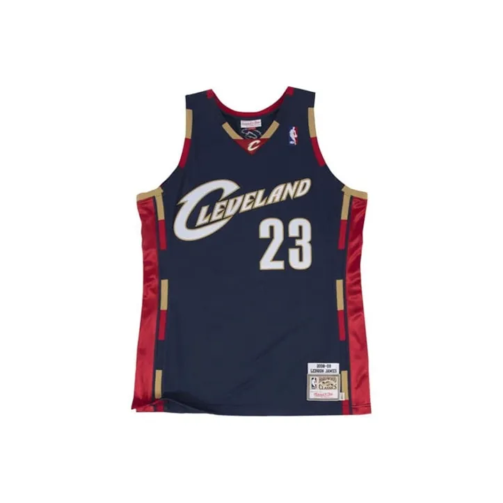 Mitchell & Ness Basketball Jersey Unisex Navy Blue-0