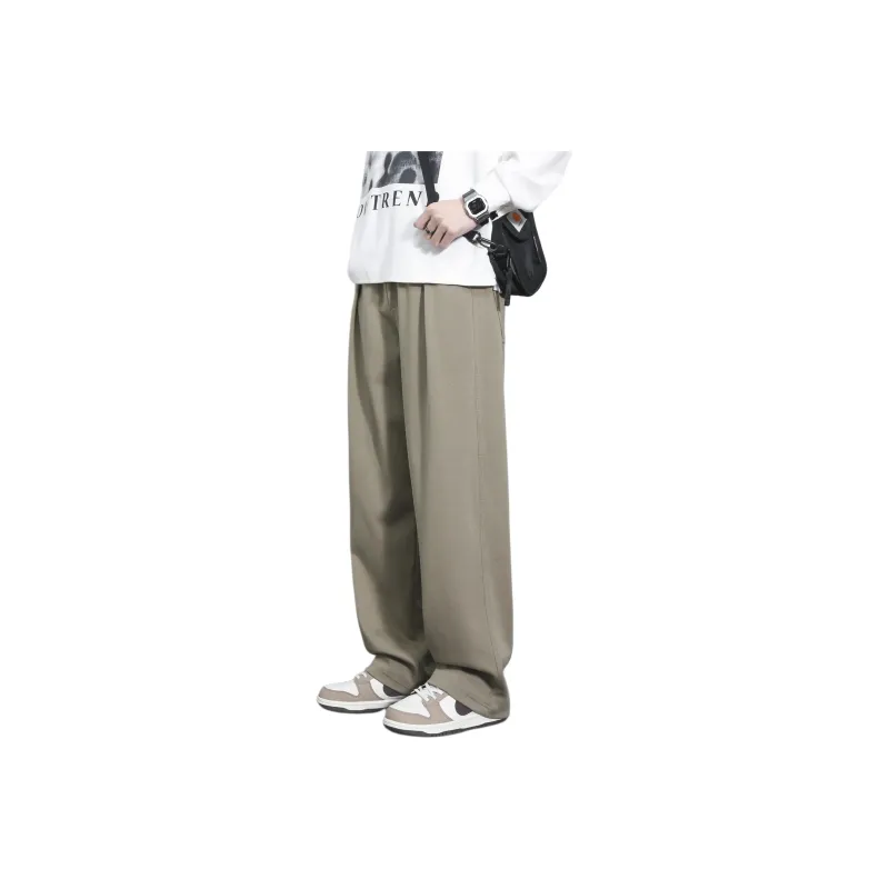 Vintage Luxury Streetwear Trendy Brand Loose Fit Straight Fit Pants Unisex-10