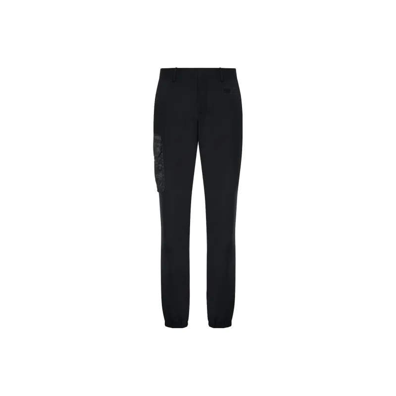 MOSCHINO Rubberised logo Tailored Trousers-0