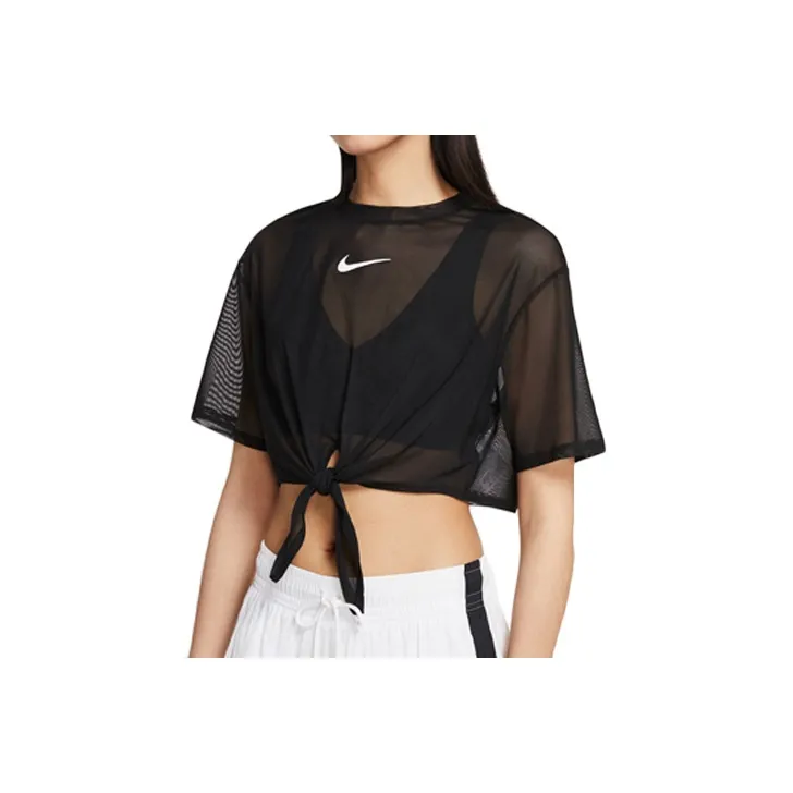 Nike Crop Tops Women's Black-0
