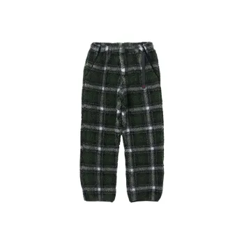 Gramicci Shadow Plaid Sherpa Pant Casual Pants Men's Olive Green