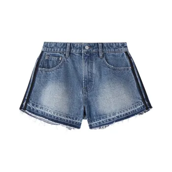STARTER Denim Shorts Unisex Denim Blue