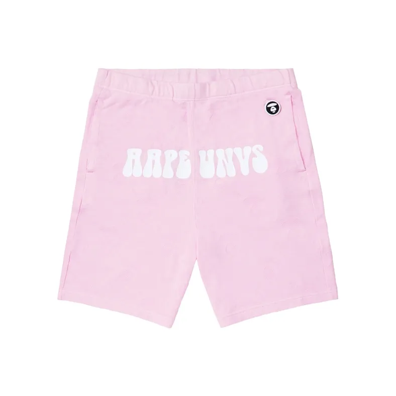 Aape Logo embroidered Cotton Track Shorts-2