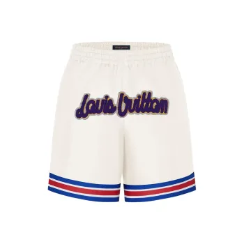 LOUIS VUITTON x NBA New Quarterly Products Of LV Basketball Shorts Men's White