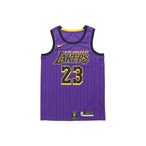 Nike Nba Los Angeles Lakers LeBron James City Fan Edition Jersey