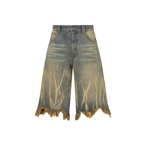 ROCAWEAR Denim Shorts Unisex Blue