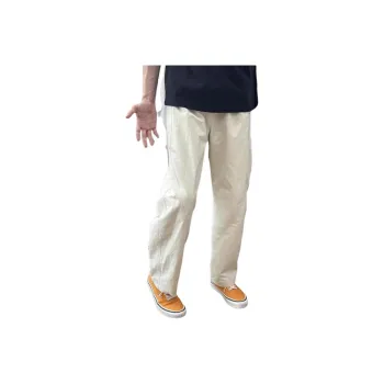 CORNILOT Casual Pants Unisex Ivory White