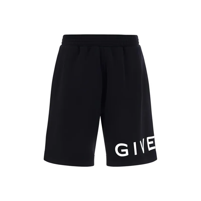 Givenchy Boxy Fit Short With Branding Embroidery-0
