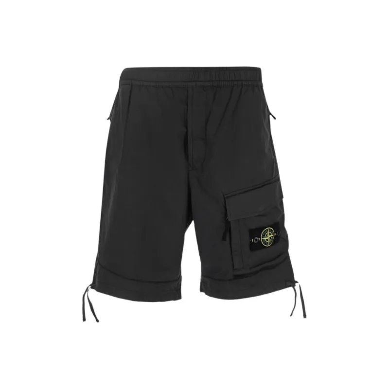 STONE ISLAND Casual Shorts Men Black-0