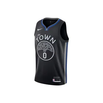 Nike Basketball Jerseys SW Fan Edition 19 20 Golden State Warriors Russell Westbrook Size 0 Men's Black