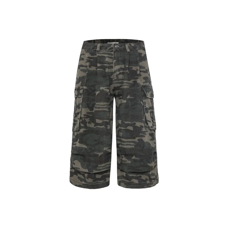 ONITSOP Cargo Shorts Unisex Camouflage-0