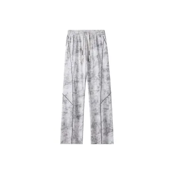 KAIPAINEN Casual Pants Unisex White Gray