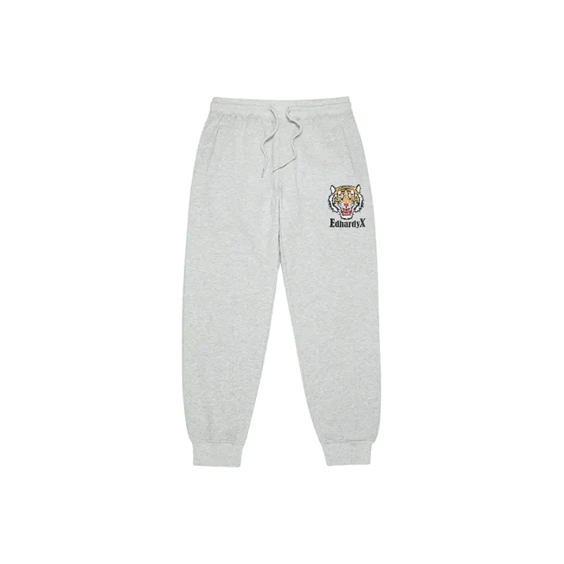 ED HARDY X Casual Pants Unisex Gray-0
