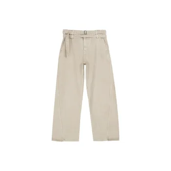SIMPLE PROJECT Casual Pants Unisex Light Khaki