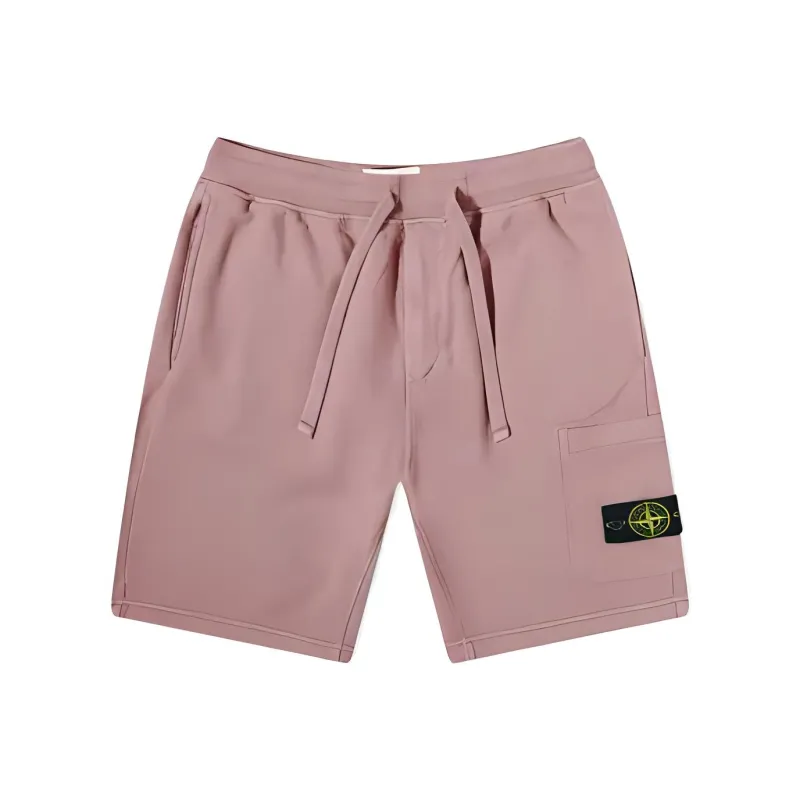 STONE ISLAND Casual Shorts Men Pink-0