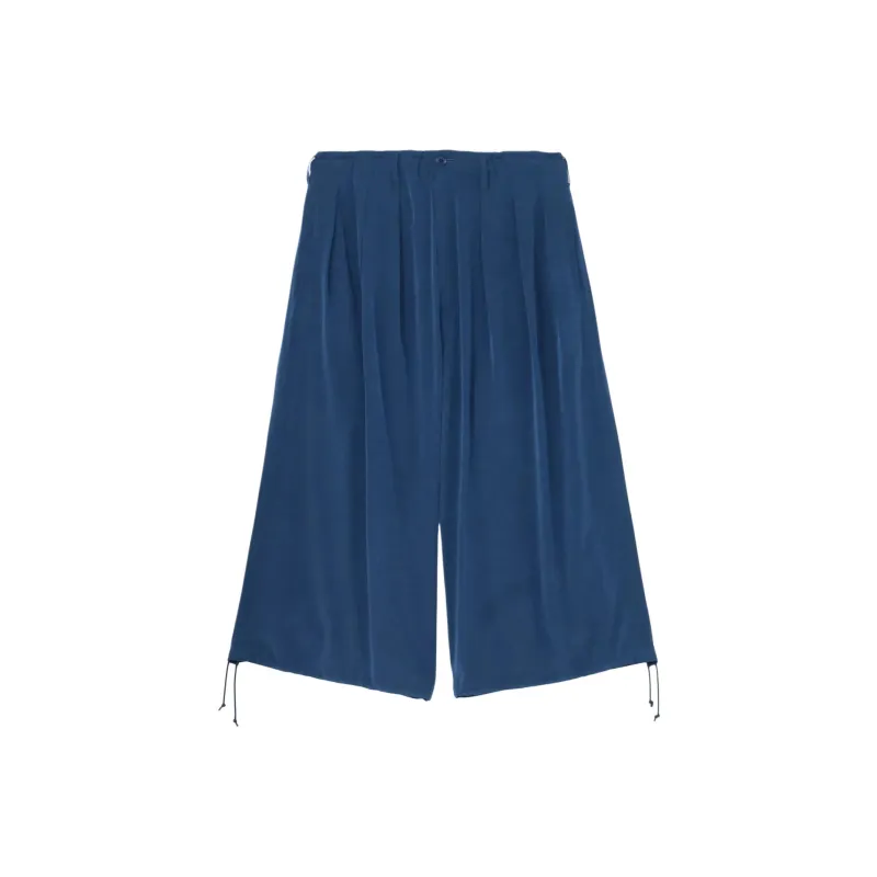 Yohji Yamamoto Ground Y SS25 Casual Pants Unisex Marine Blue-1