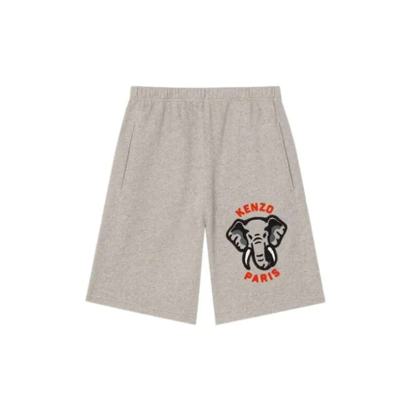 KENZO Logo Detailed Varsity Shorts-0